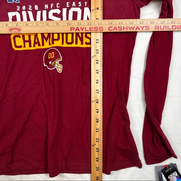 Fanatics NFL NFC East Division Champs Sz M Washington Long Sleeve T Hers L030722 - Picture 4 of 5